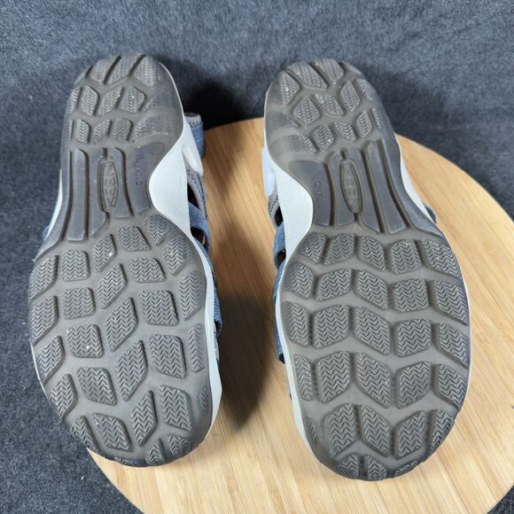 S KEEN Men's CNX II Sandals - Midnight‎ Navy/Real Teal Size 10 - Picture 5 of 6